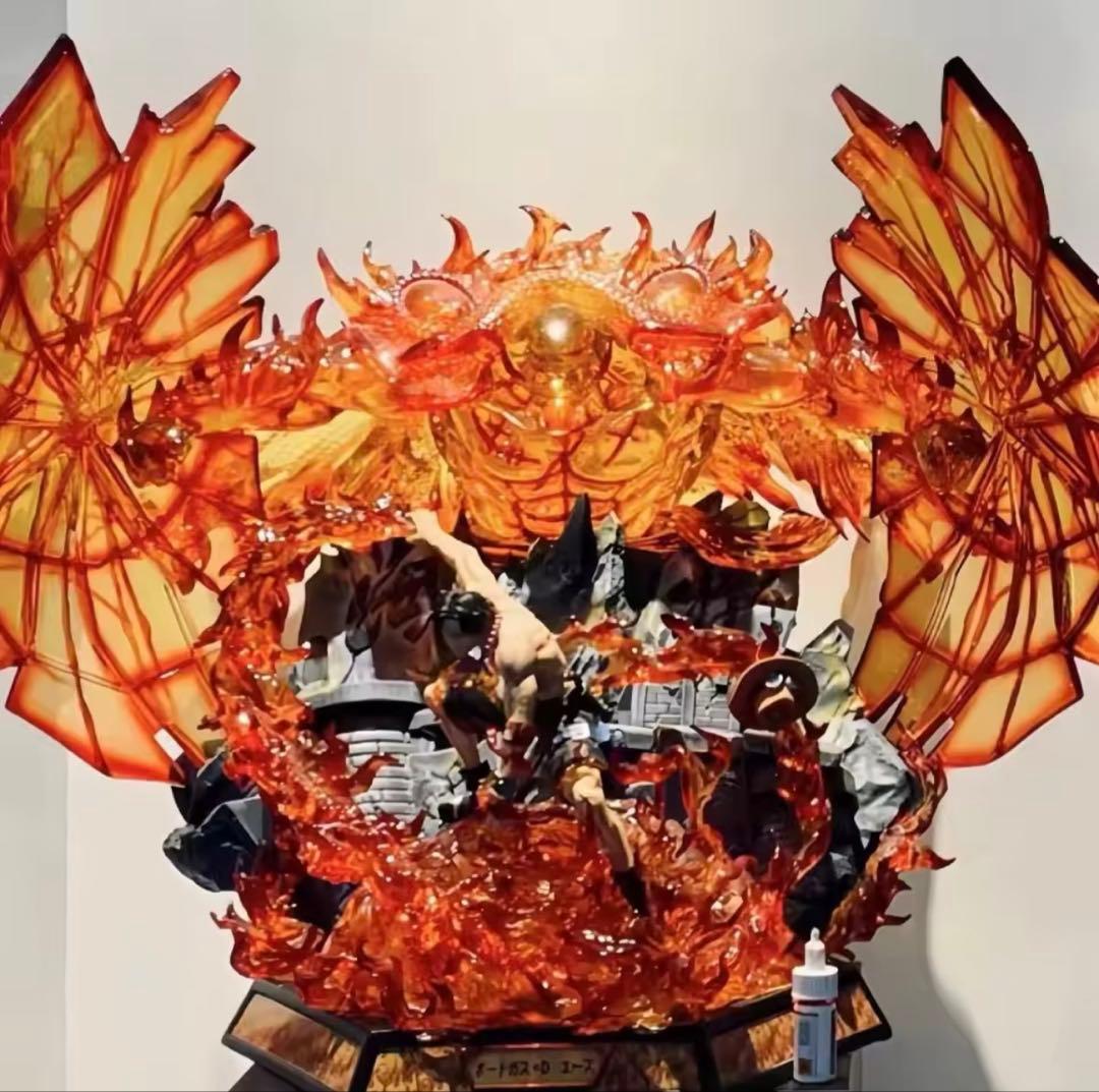 ワンピース　エース　白ひげ　ガレージキット