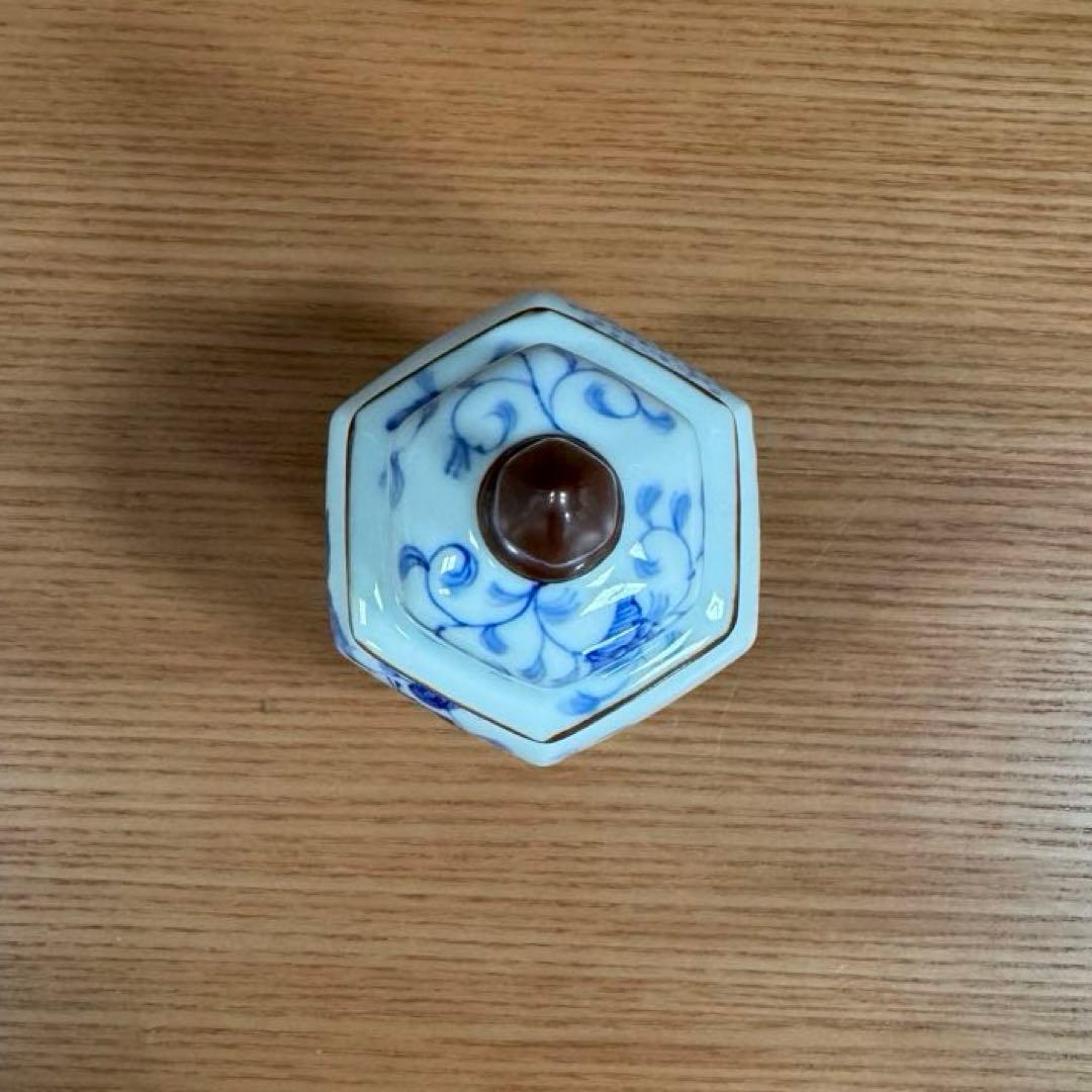 アリタポーセリンラボ：染付唐草鳳凰紋 ミニ沈香壷☆ 40個限定アイテム♪