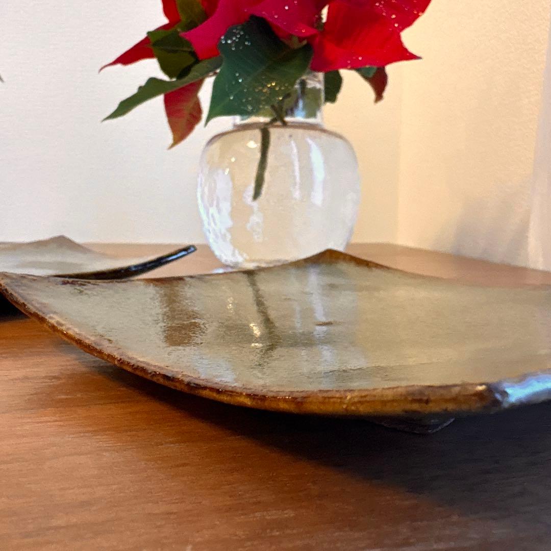 丹波 立杭焼 俊彦窯 陶器皿 2枚セット