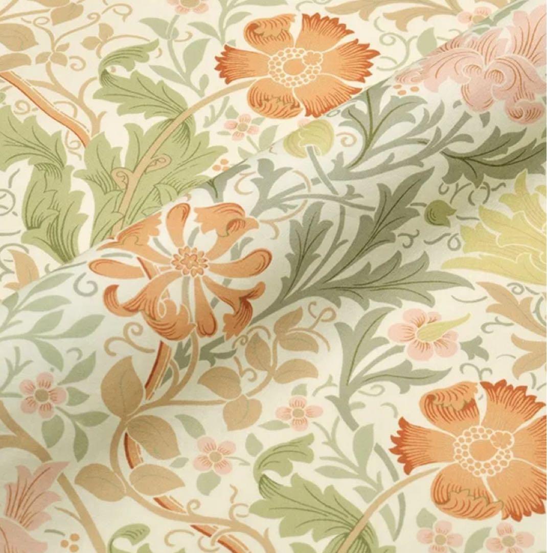 モリスギャラリー　掛け布団カバー　150×210 シングル　日本製　オレンジ