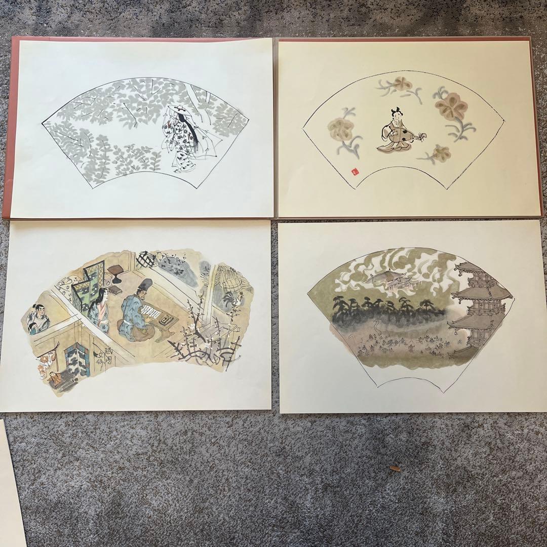 新平家絵物語 杉本健吉筆 13枚