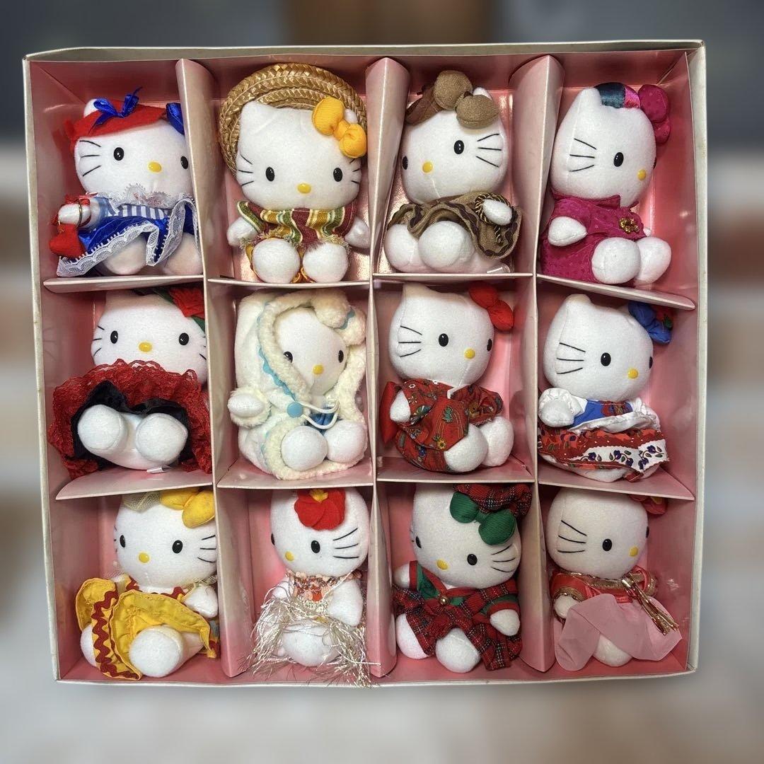 世界のハローキティ ぬいぐるみ 12体セット