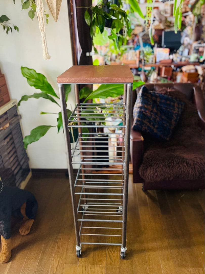 アイアン家具　シューズラック　シェルフ   男前　無骨　カフェ　オーダーメイド