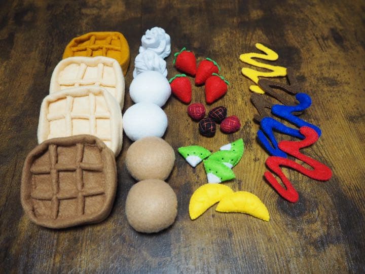 41 フェルトままごと　ワッフル　オーダーページ