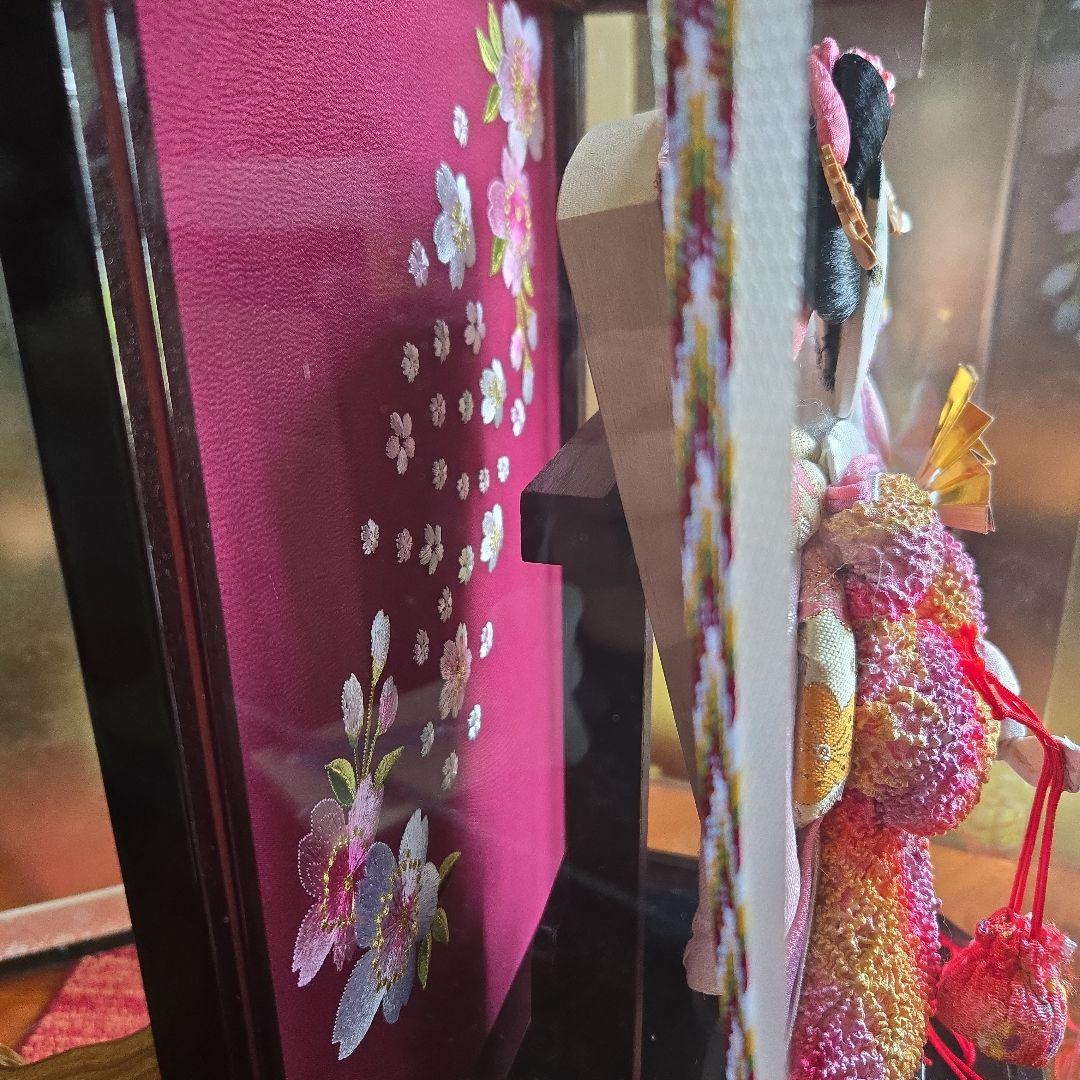 【展示品限り】正月飾り　羽子板　ケース飾り　※閉店セール　H15