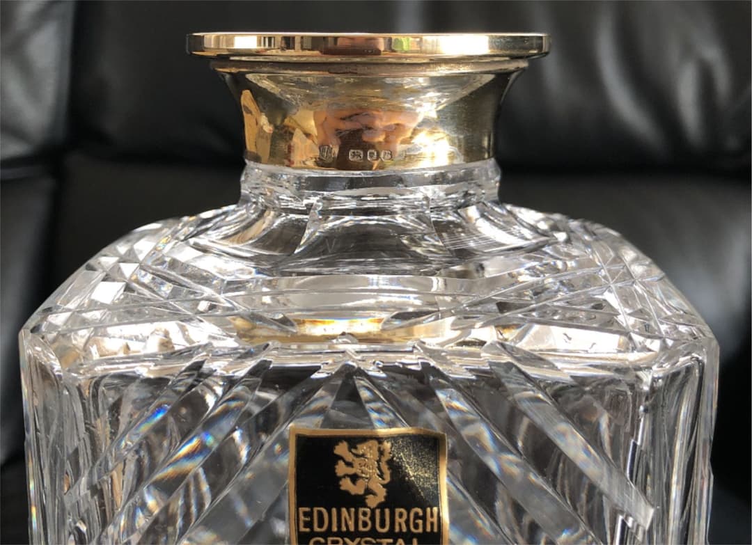 エジンバラクリスタル デカンタ