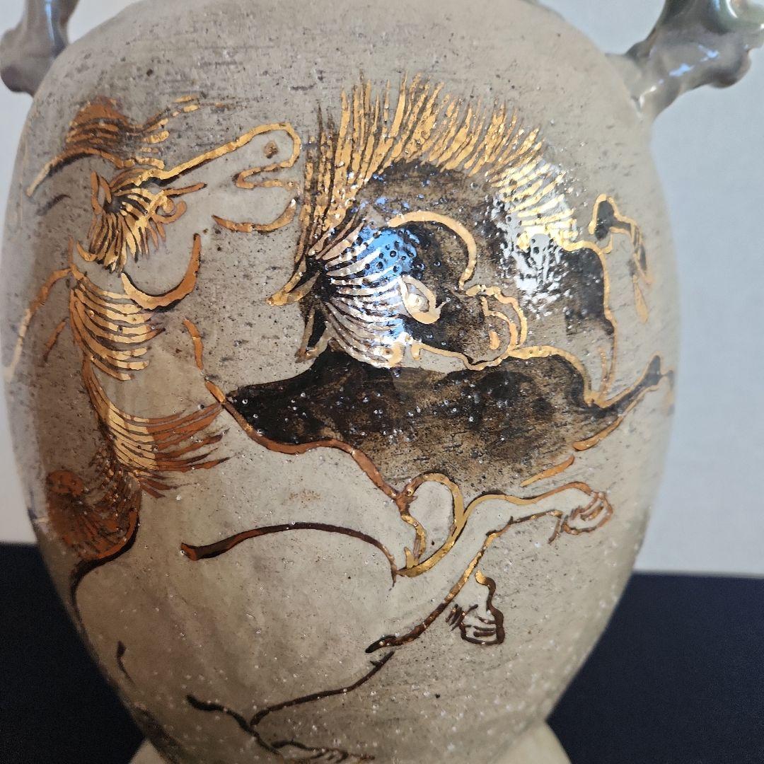 相馬焼の大壺‥古美術