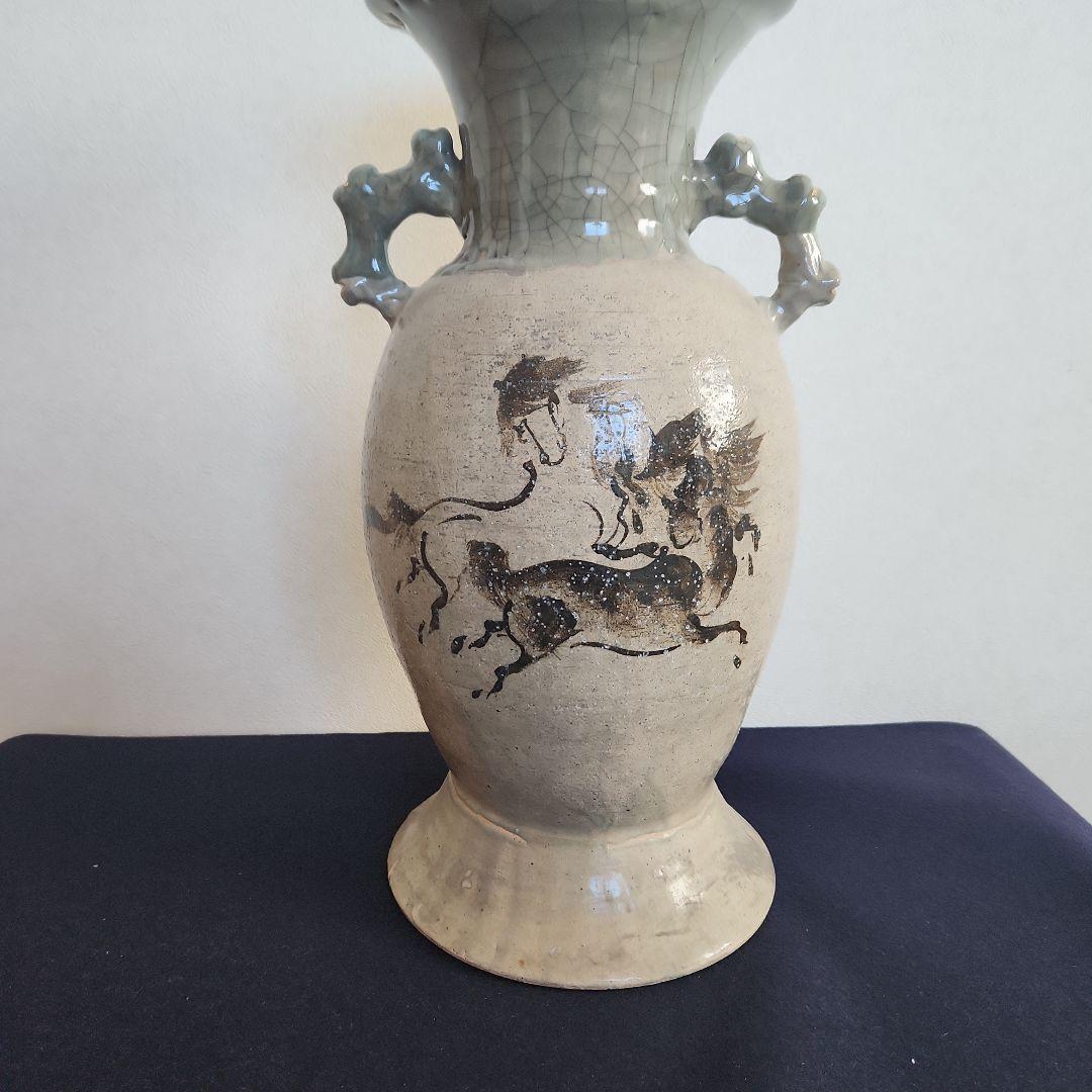 相馬焼の大壺‥古美術