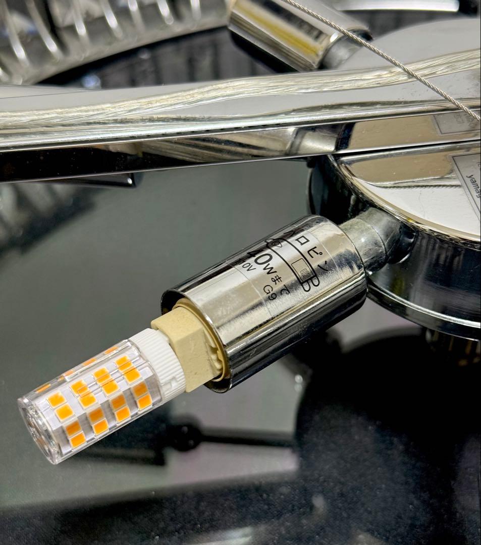 定価29.7万 美品 LED12本付♪YAMAGIWA シャンデリア リリア