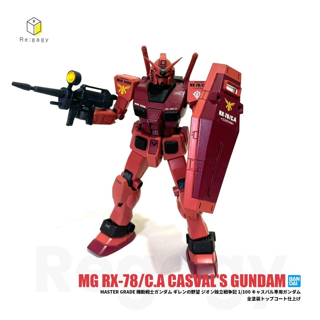 MG キャスバル専用ガンダム 全塗装 1/100 プラモデル 完成品 バンダイ