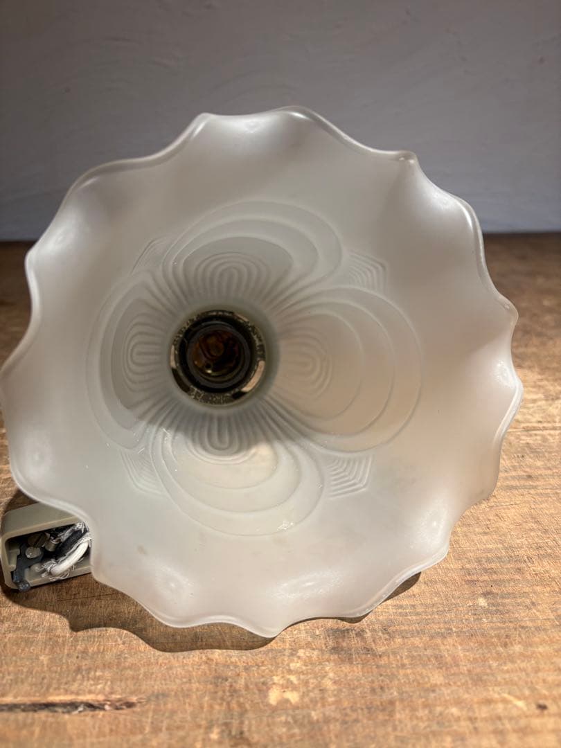 アンティーク　フリルペンダントライト