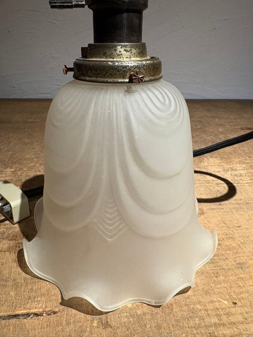 アンティーク　フリルペンダントライト