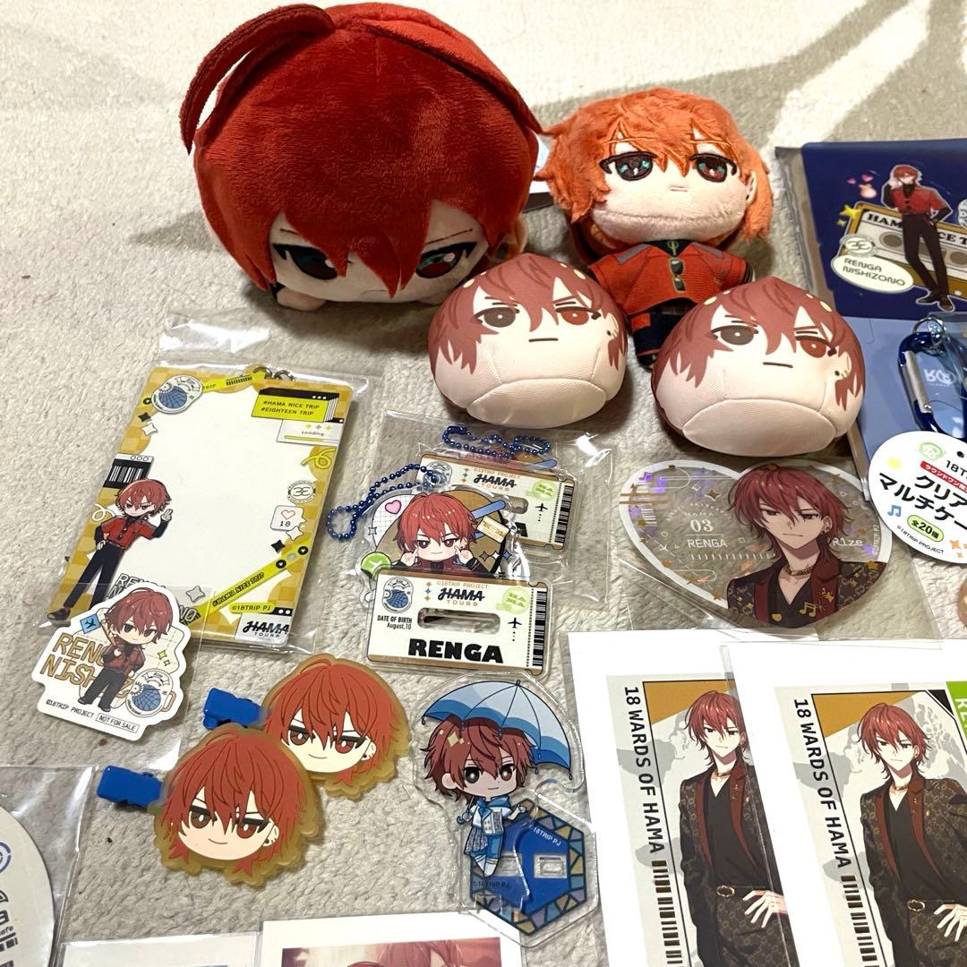 エイトリ　西園練牙　アクスタ　缶バッジ アクキー　カード　ぬいぐるみ セット