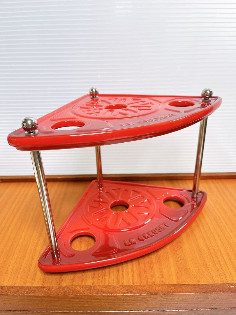 LE CREUSET ルクルーゼ ラムカンスタンド レッド 赤 廃盤 極美品