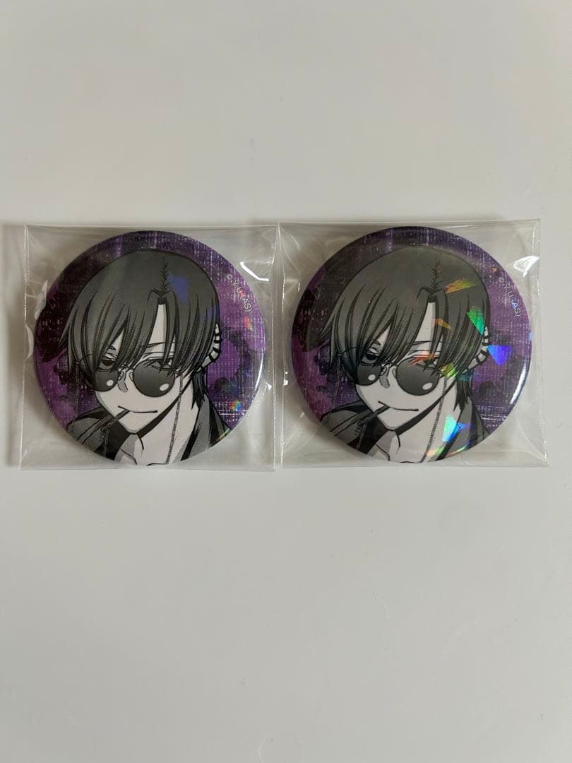 桃源暗鬼 ホログラム缶バッジ vol.7 朽森 紫苑 - メルカリ