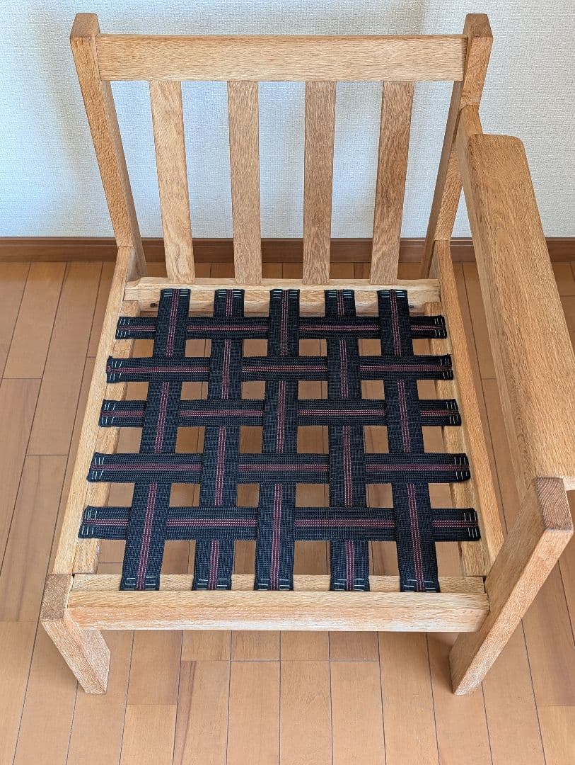 のんき大将　北欧ヴィンテージソファ　オーク　左アーム