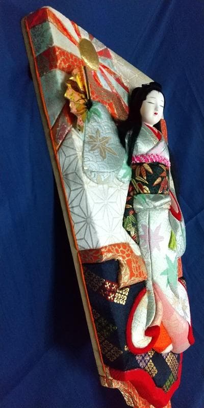 東芸木目込み人形　羽子板（年賀の舞）