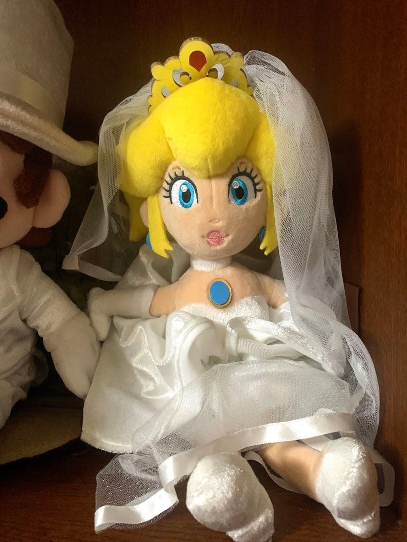 マリオ ピーチ姫 ウェディング ぬいぐるみ - メルカリ