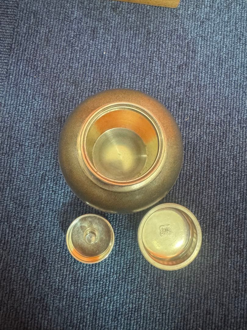 1759 清課堂 錫製 茶入 - メルカリ