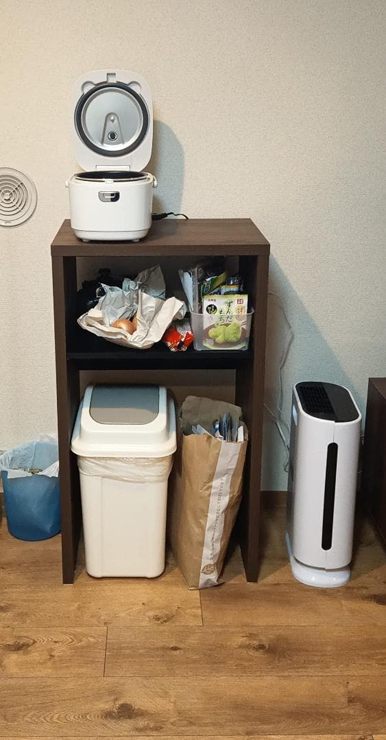 収納棚 キッチンラック レンジ台 ゴミ箱収納