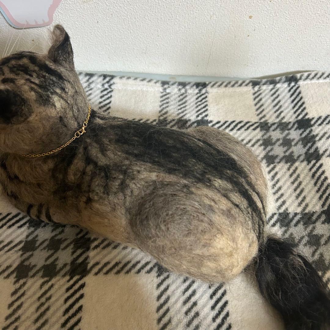 羊毛フェルト 猫