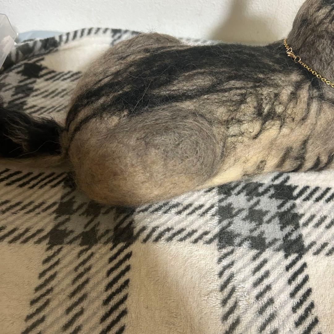 羊毛フェルト 猫