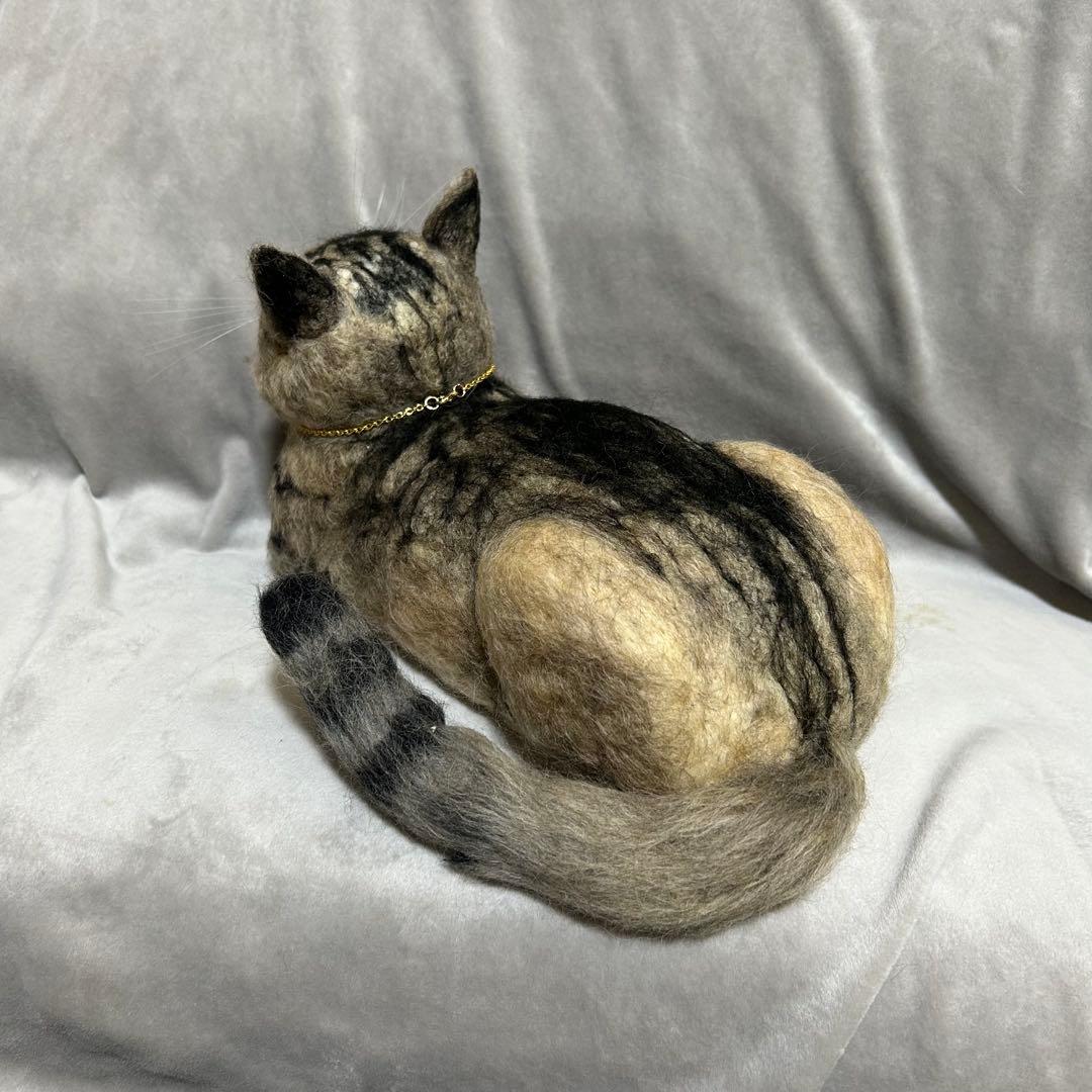 羊毛フェルト 猫