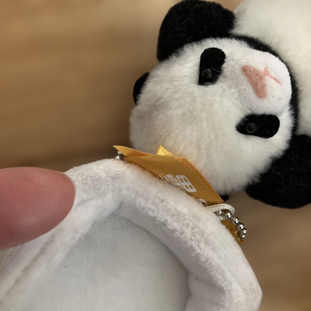 上野動物園 ジャイアントパンダ ぬいぐるみ キーホルダー 蕾蕾
