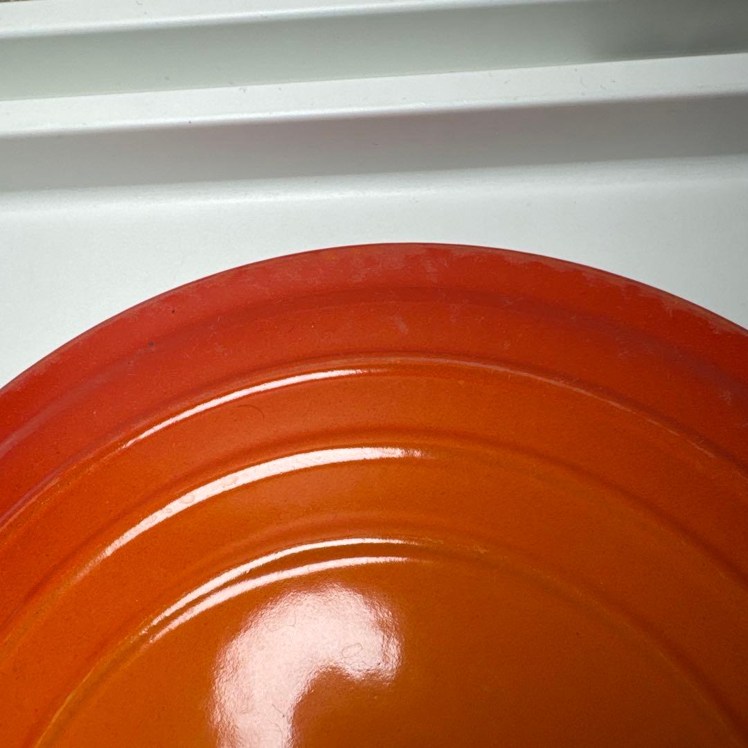 Le Creuset 鋳鉄製 両手鍋 オレンジ✨約24cm範囲内お値引きご相談