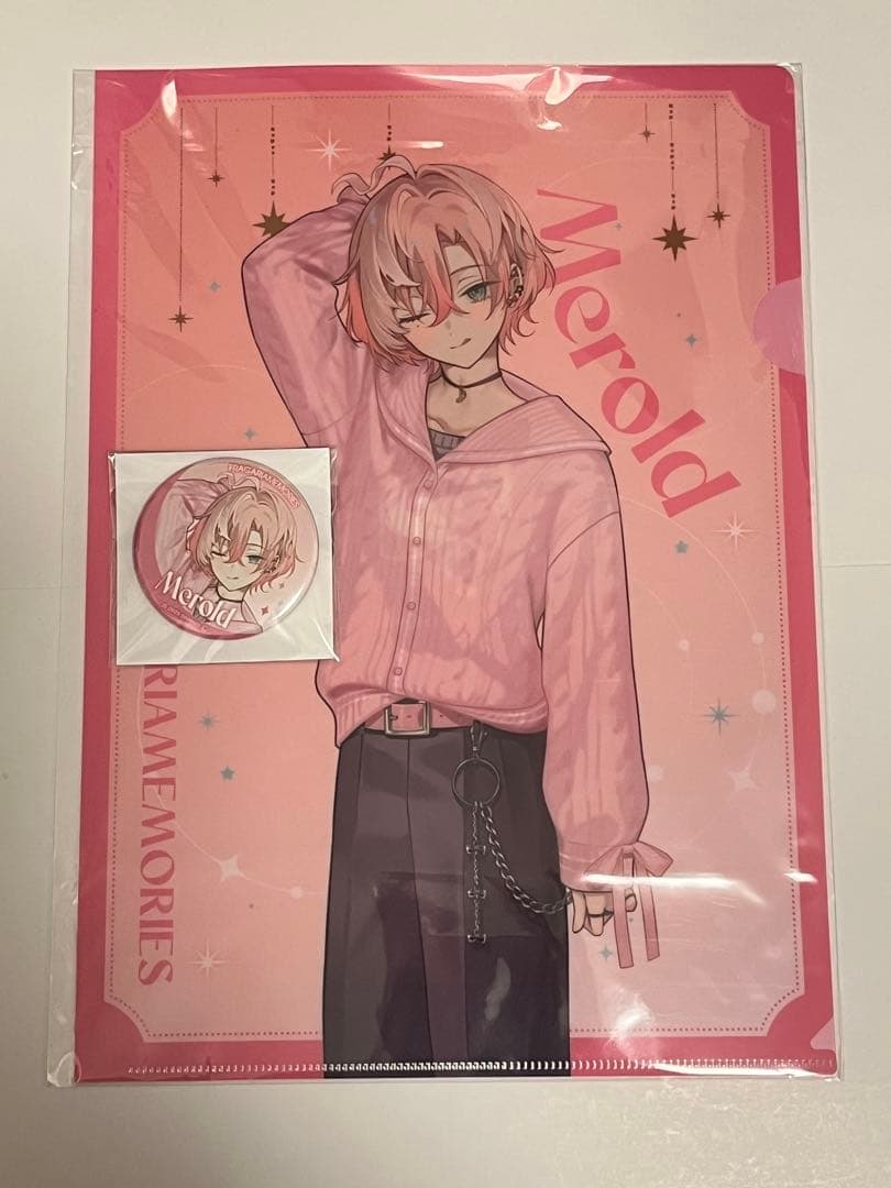 フラガリアメモリーズ メロルド ZOZOTOWN クリアファイル 缶バッジ