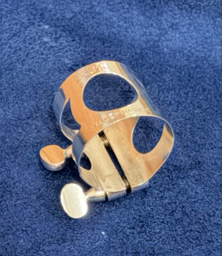 SELMER アルトサックス用リガチャー 《旧タイプ/スモールIN》2本締 SP