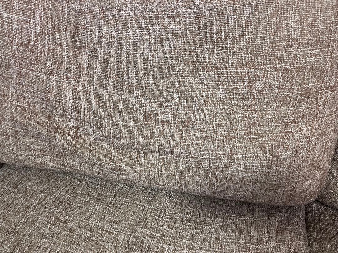 ブラウン系 2人掛けソファ 木製脚　モモナチュラル　PHONO