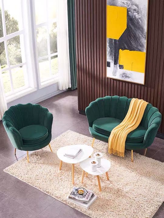 ソファー ベルベット ソファ モダン 一人暮らし カウチソファ リビングソファ