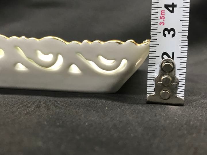 値下！【美品】HEREND ヘレンド　レース　スクエア　プレート