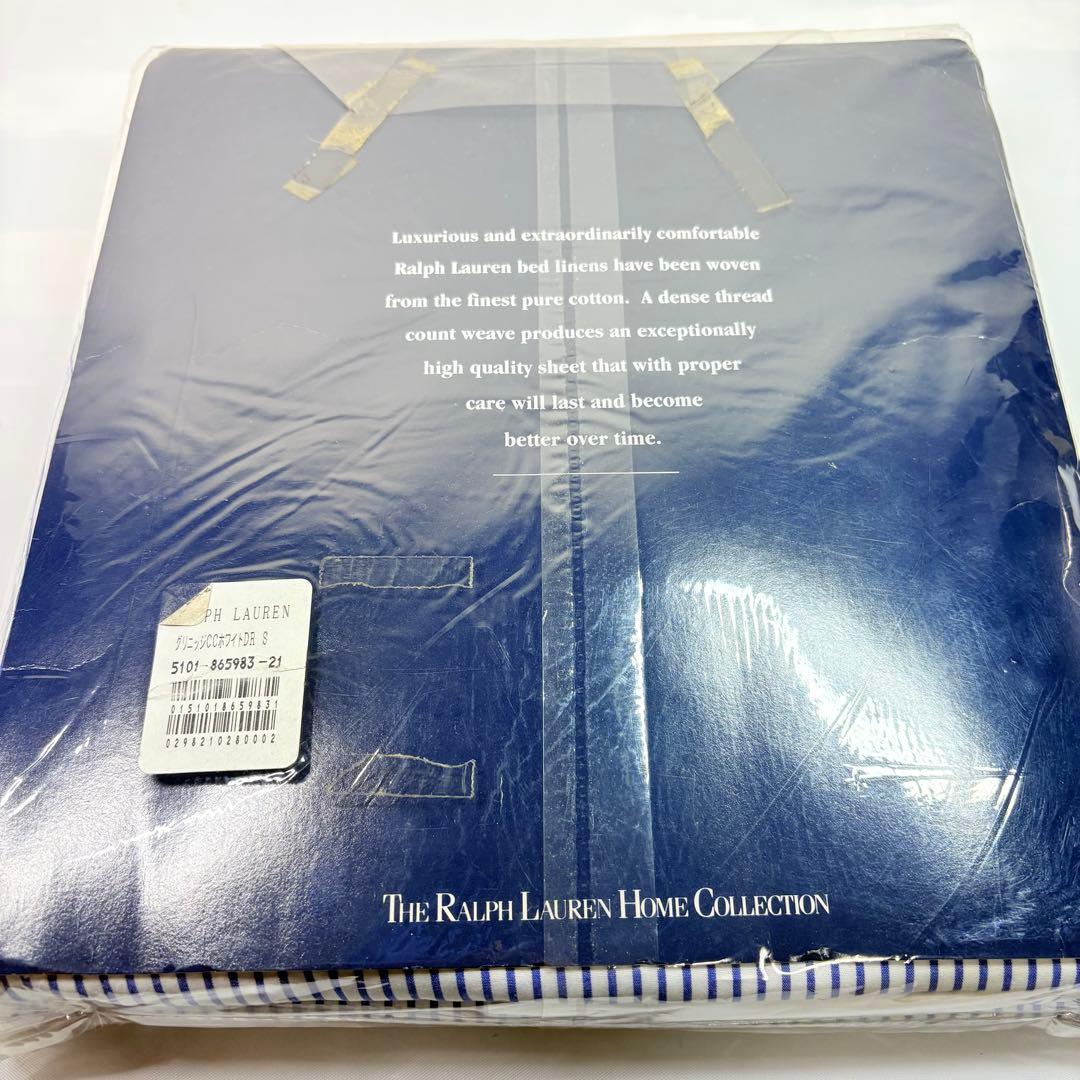 未開封品RalphLaurenラルフローレン　コンフォーターカバーシングルロング