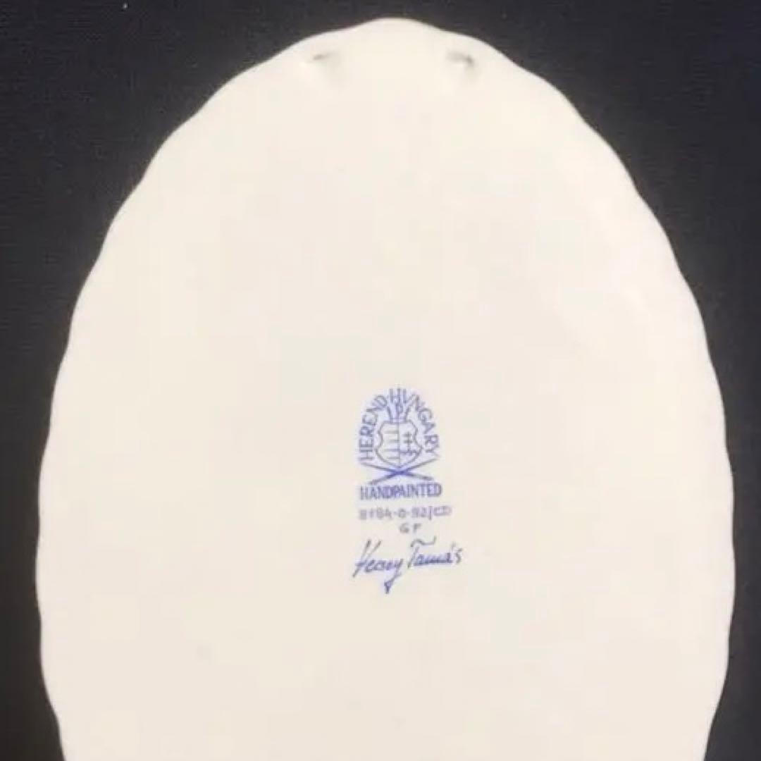 ヘレンド    立体陶板 希少 レア ピンクの花