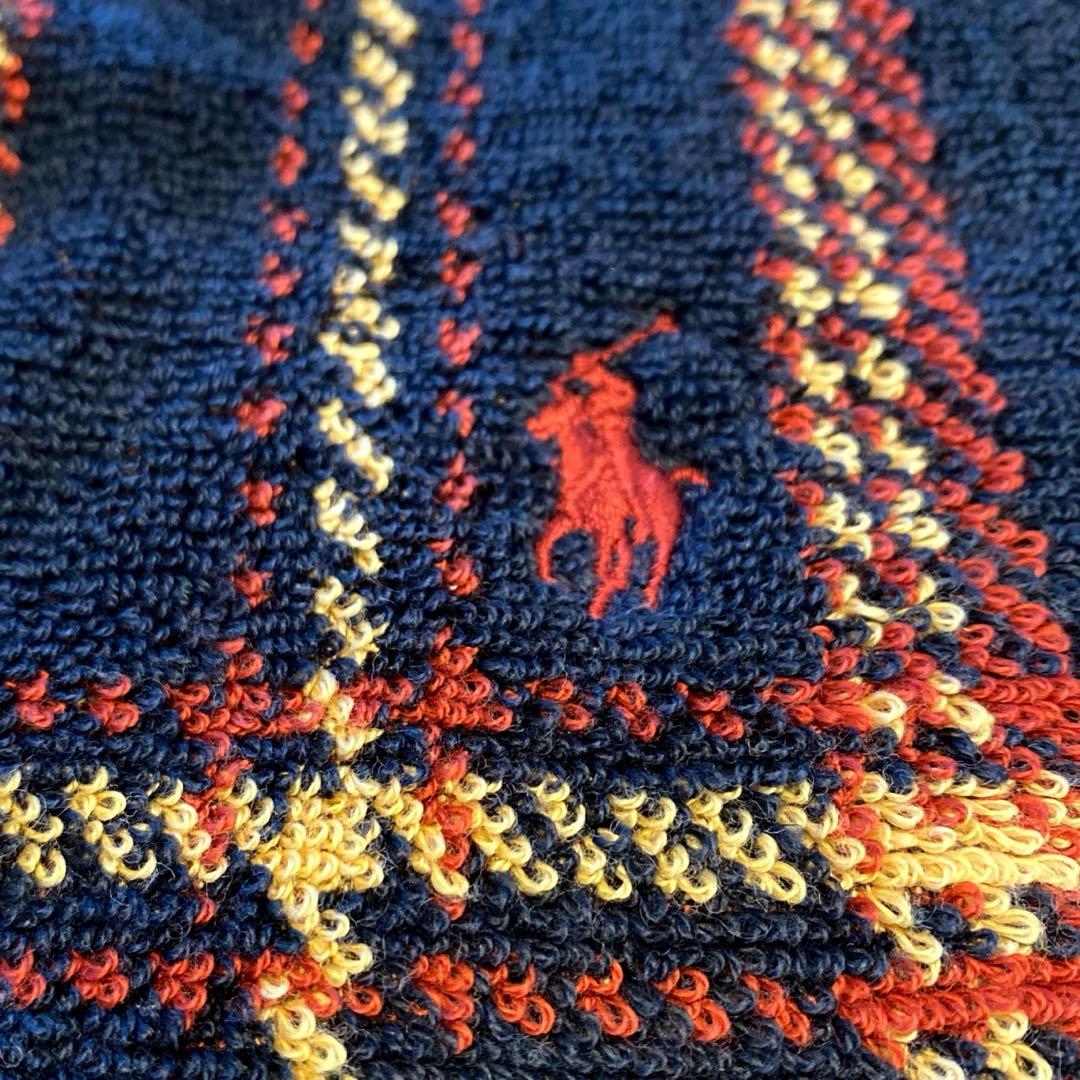 新品未使用⭐️Ralph Lauren ネイビー チェック クッション 45×45