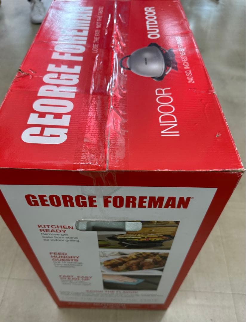 未使用・未開封品　 ジョージ ・ フォアマン電気グリルeForeman