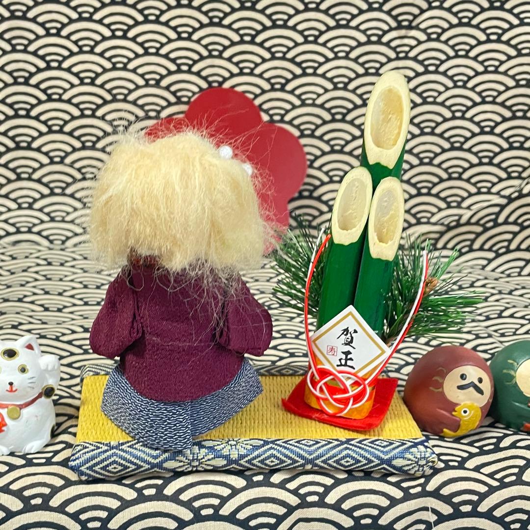 ☆rara ミニチュアダックスフンド ダックス お正月わんこ お正月飾り 羽織袴