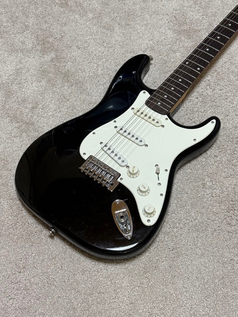 さ*ん様 スクワイヤー ストラトキャスター 黒 Squier by Fender SONIC STRATOCASTER HSS Black エレキギター初心者14