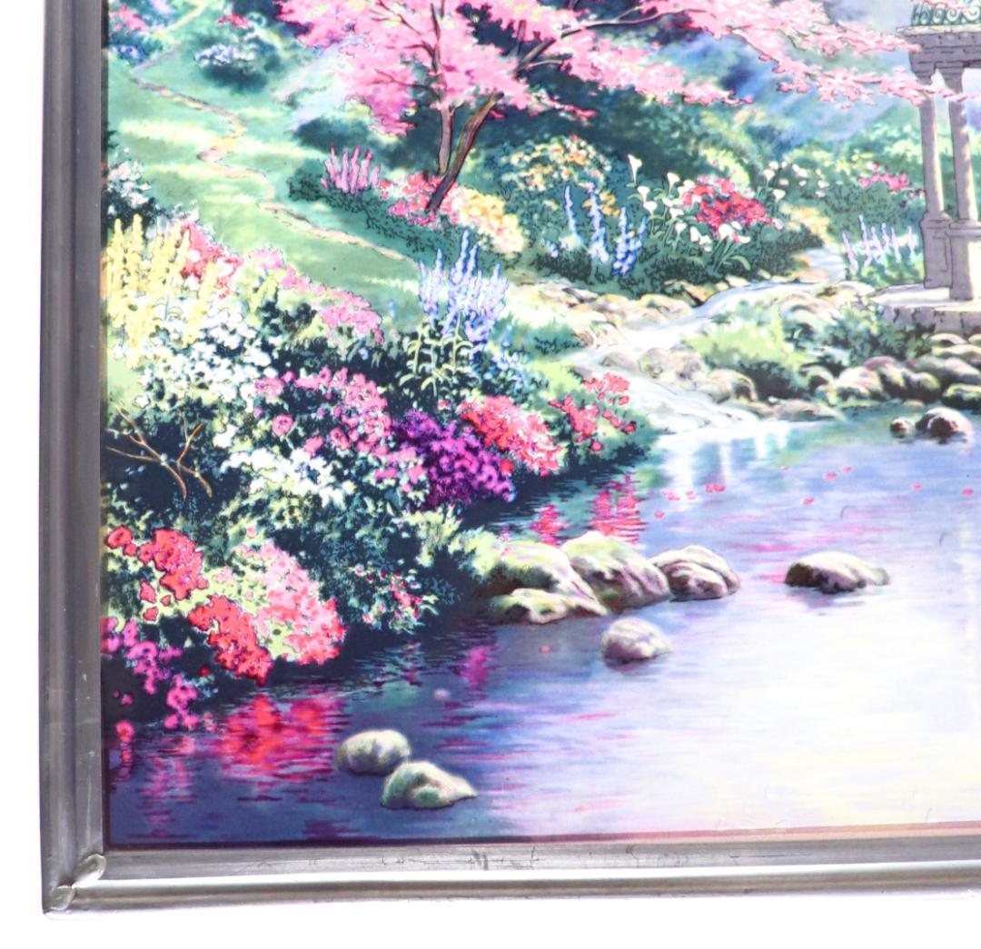 トーマスキンケード ヴィンテージ ステンドグラス 祈りの庭園 グラス