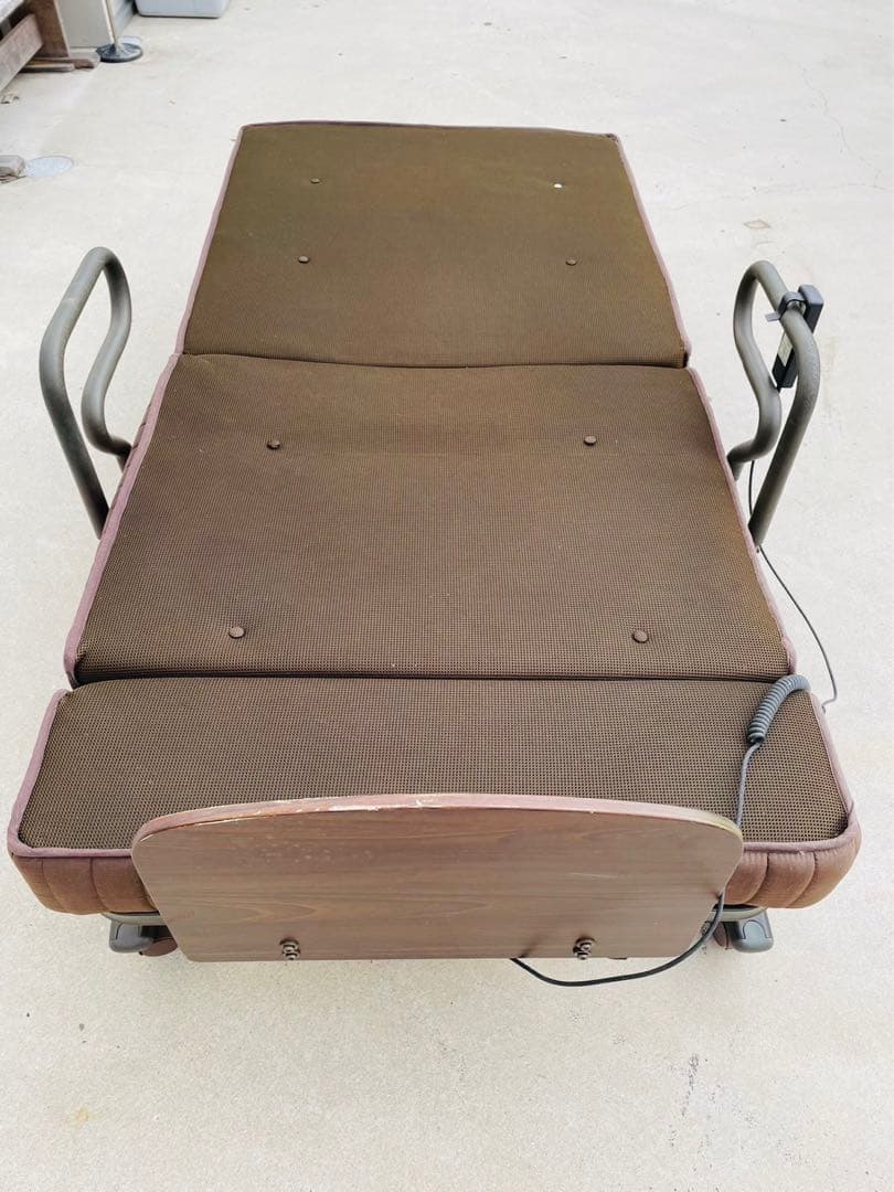 福岡発　アテックス　収納式　電動　リクライニング　ベッド　介護