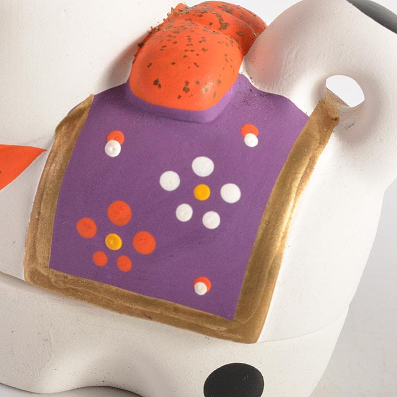 茶道具　張子人形　白張子犬　干支　香合　在銘　C　6413