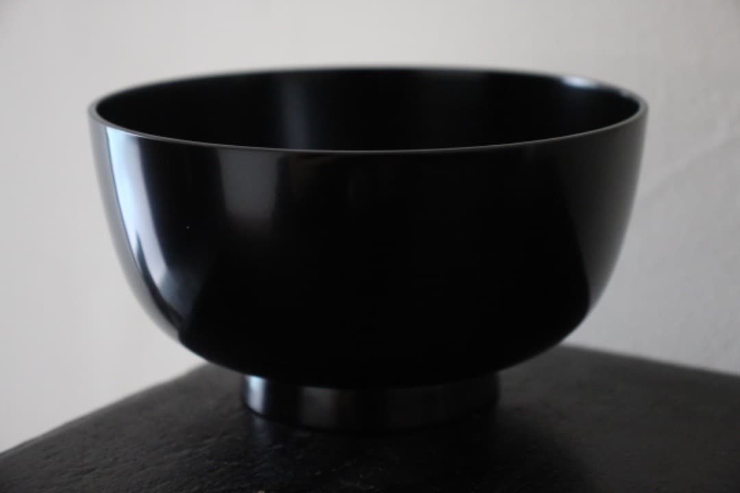 未使用　鈴木睦美　現代京都漆芸家　漆器　飯椀