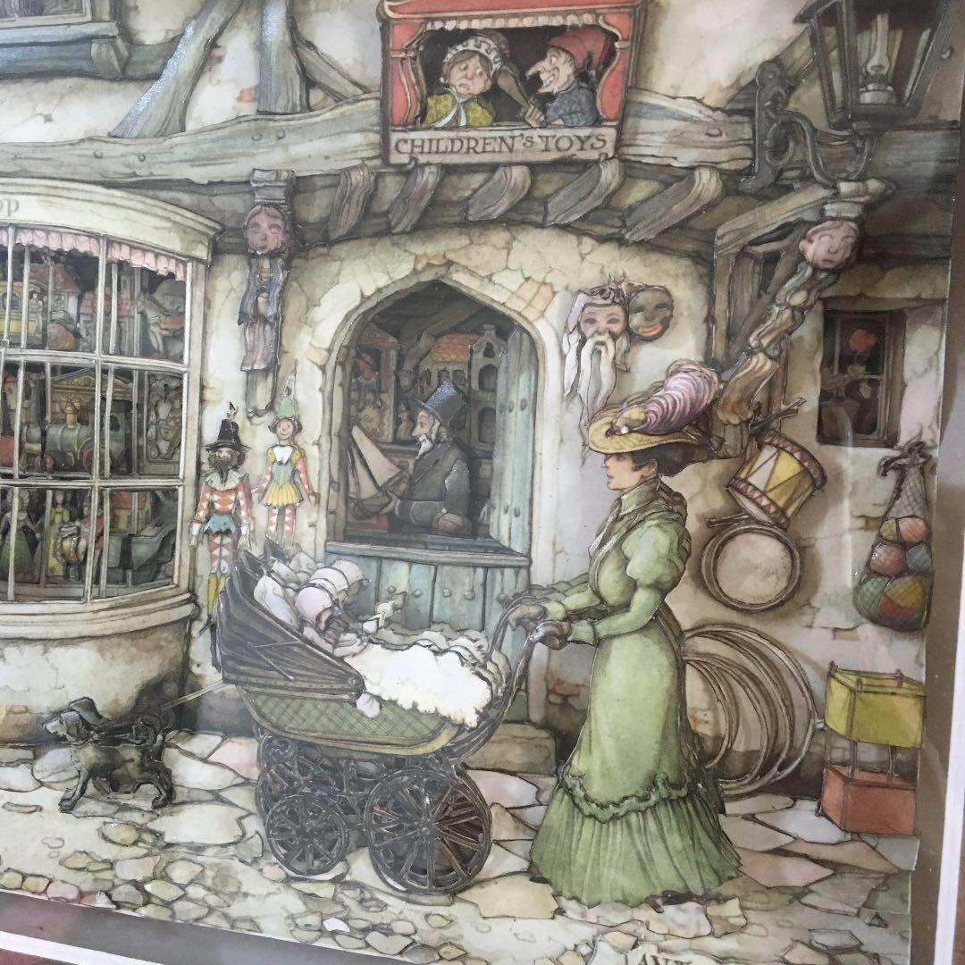 デコパージュ 額縁3D シャドーボックス アンティークフレーム がくぶち