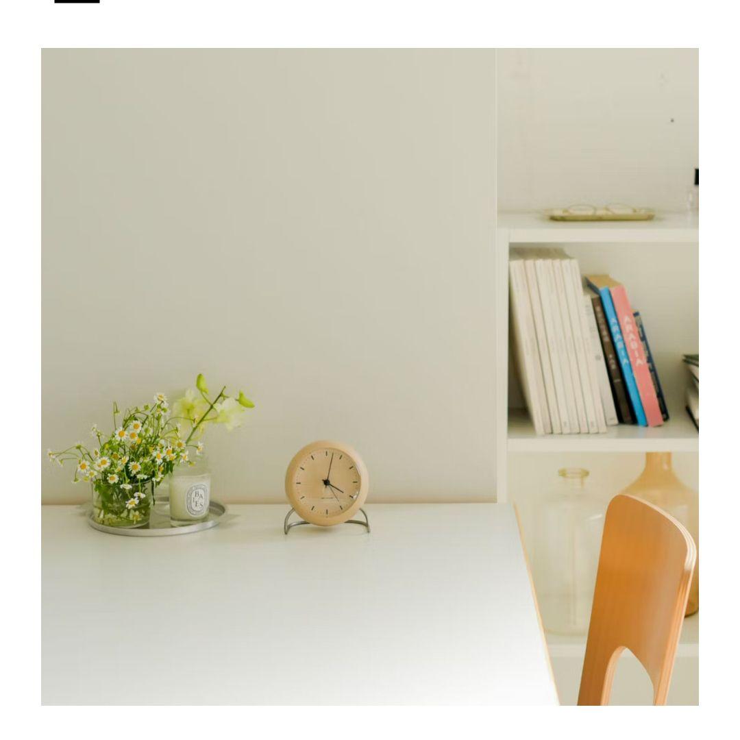 マイケル@サマーセール様限定 アルネヤコブセン 置き時計 ベージュ