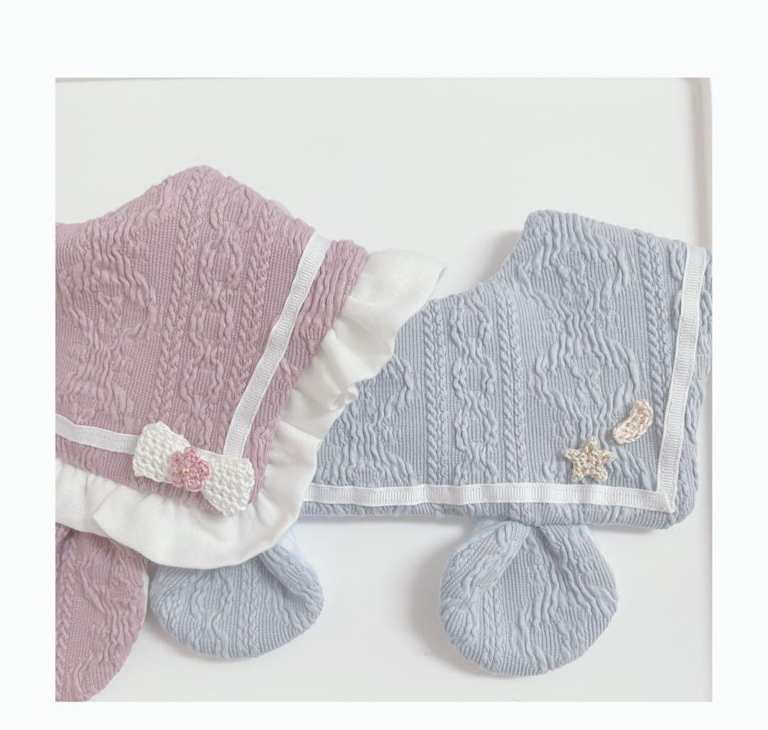 ハンドメイドスタイ　うさみみセーラースタイ　ひなの様