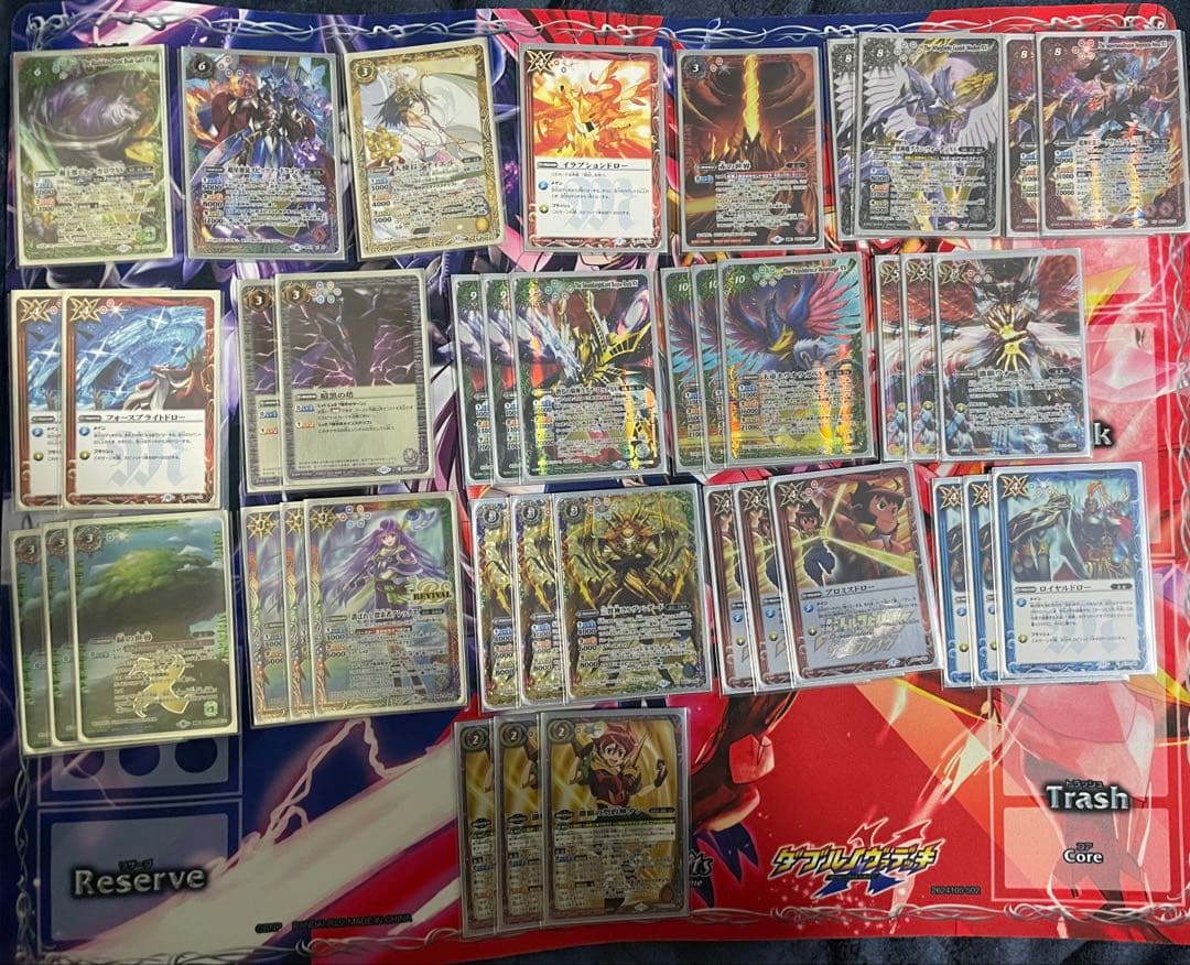 激覇デッキ　本格構築　スリーブ付き