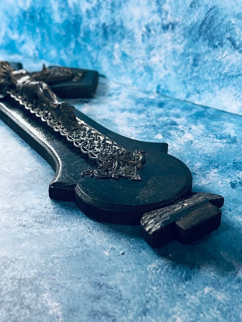 フランス製アンティーク　ナポレオン三世　イエスキリスト　磔刑　十字架　クロス