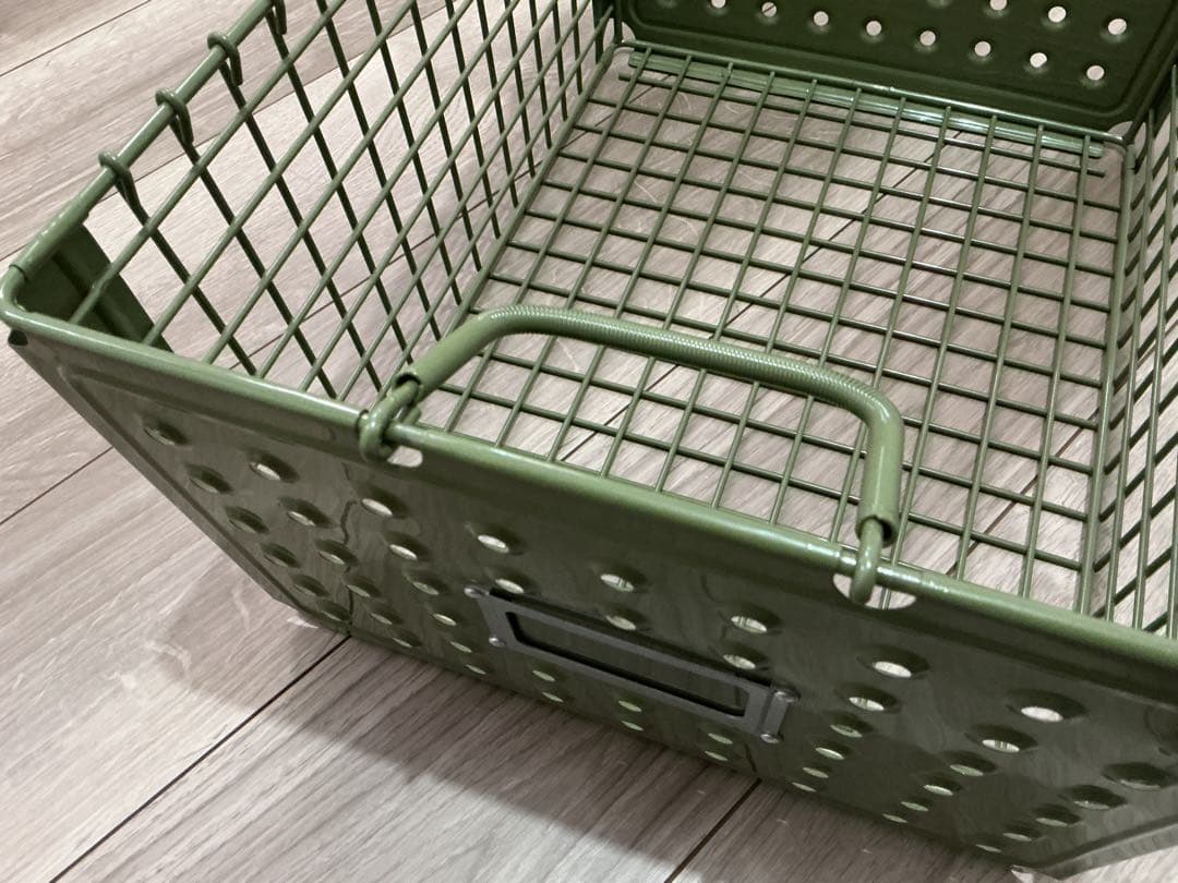 D.M.S \"GYM\" 21L OLIVE DRAB ワイヤーバスケット